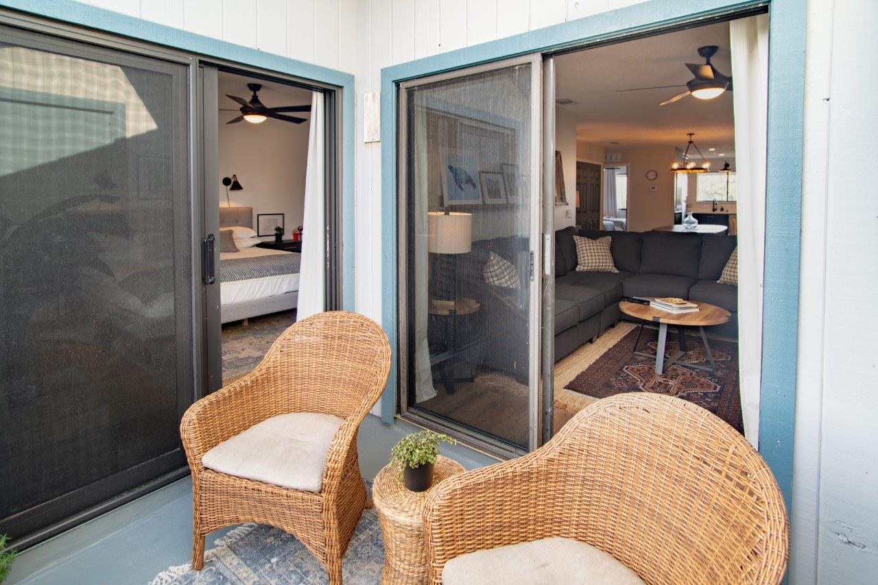 Private patio
