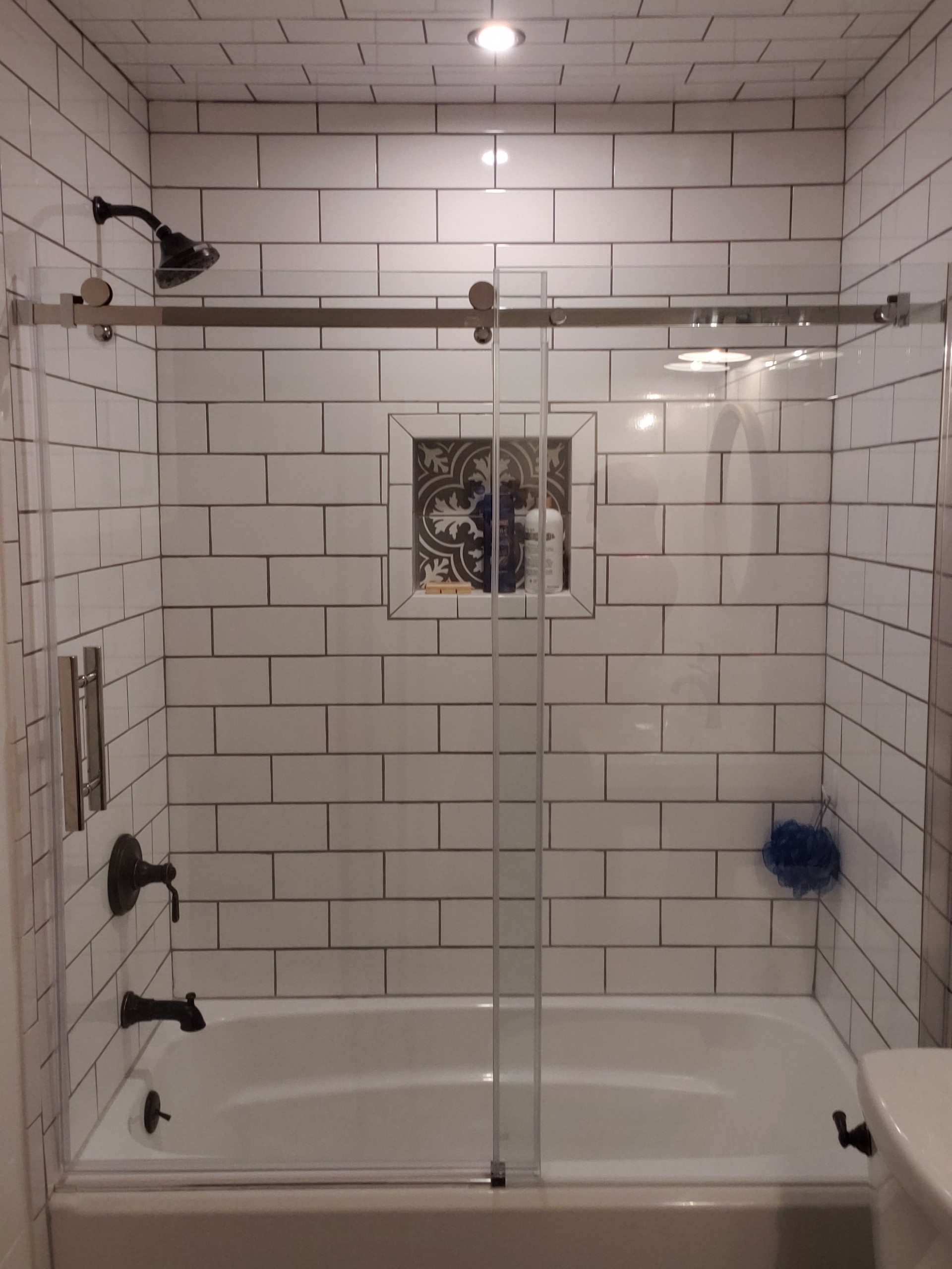 now with a sliding glass door!